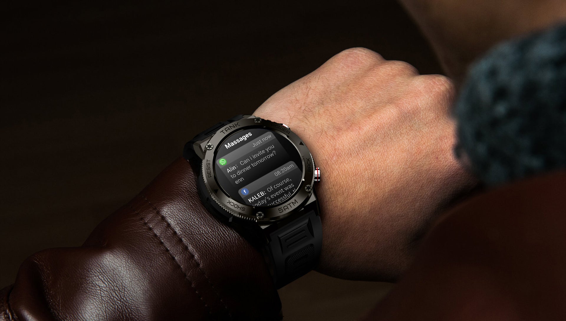 KOSPET TANK T1 Smartwatch Keep in Touch, Anytime, Anywhere