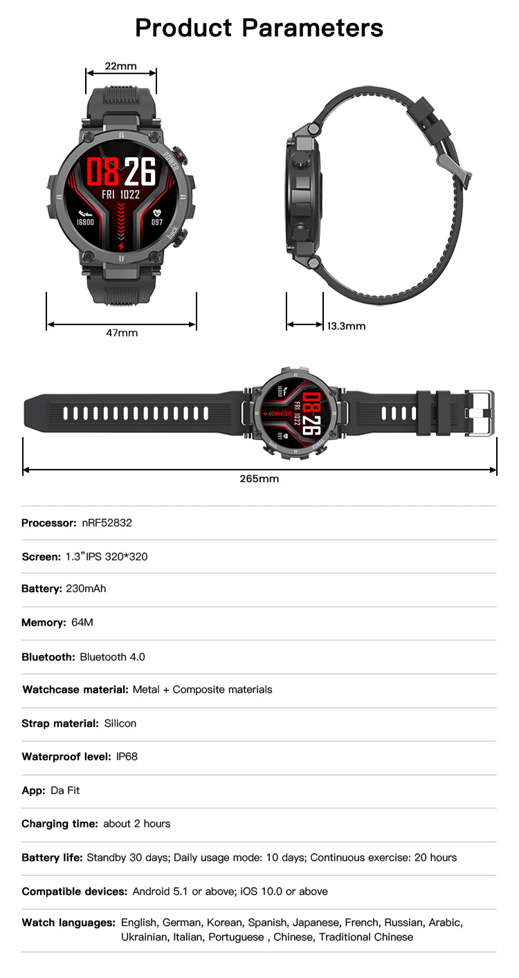 KSOPET Raptor smartwatch