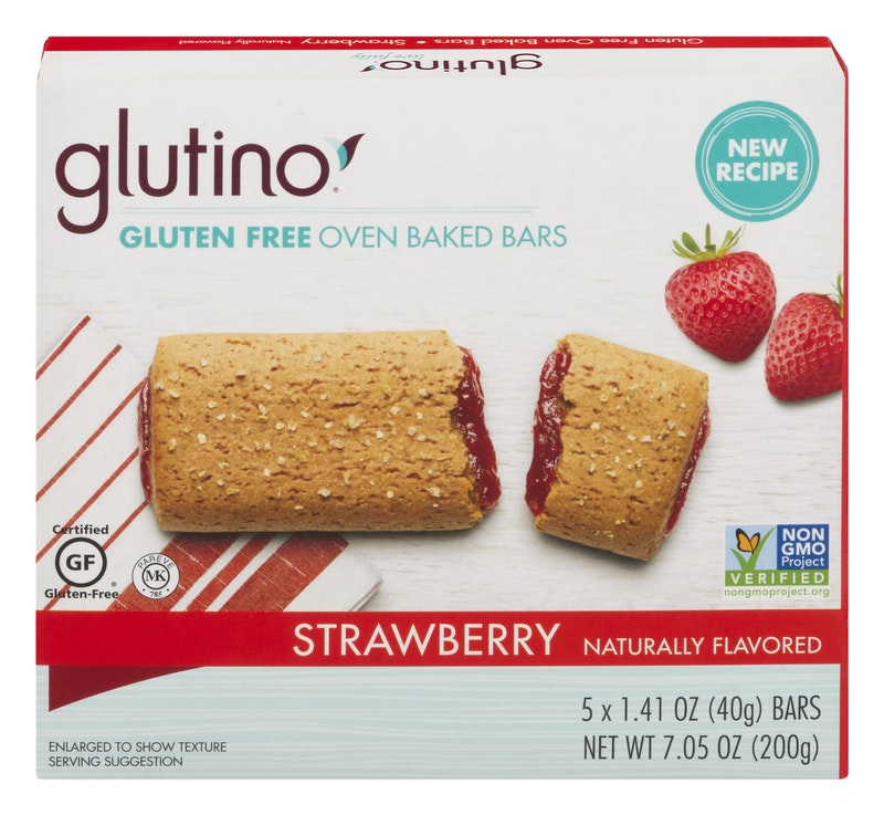 Glutino Gluten Free Oven Baked Bars Strawberry