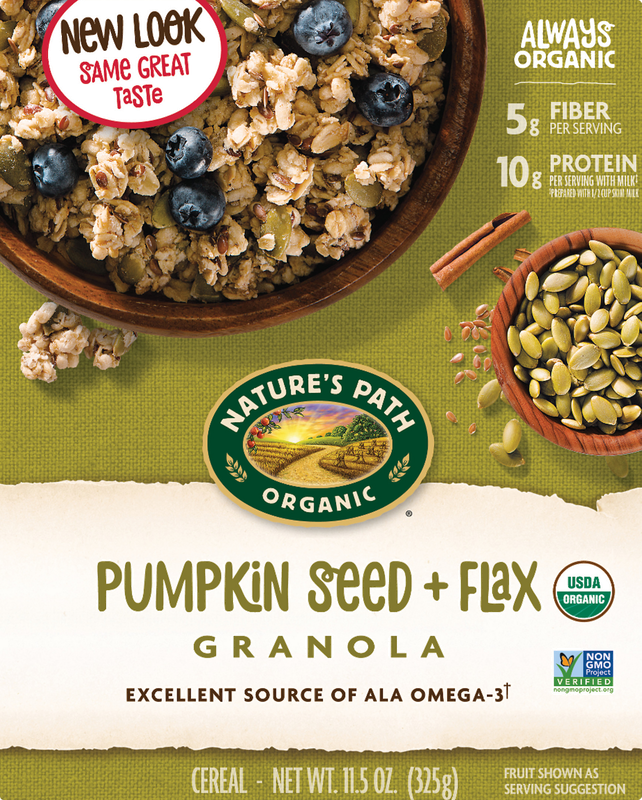 Natures Path Organic Pumpkin Seed + Flax Granola Cereal