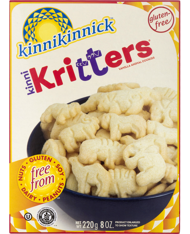 Kinnikinnick Cookies, Animal, Gluten Free, Vanilla, Kritters