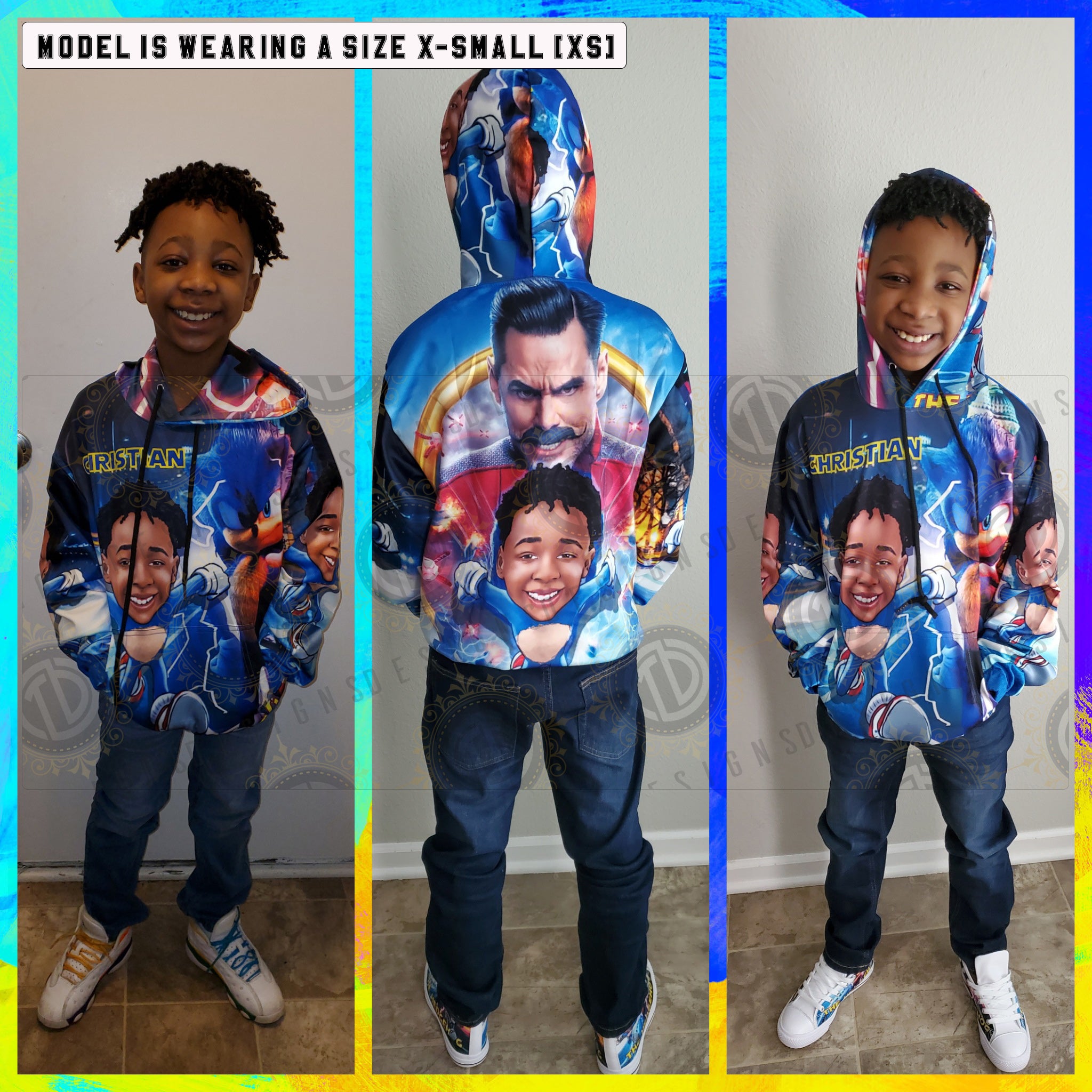 CUSTOM All Over Print Hoodie for Kid