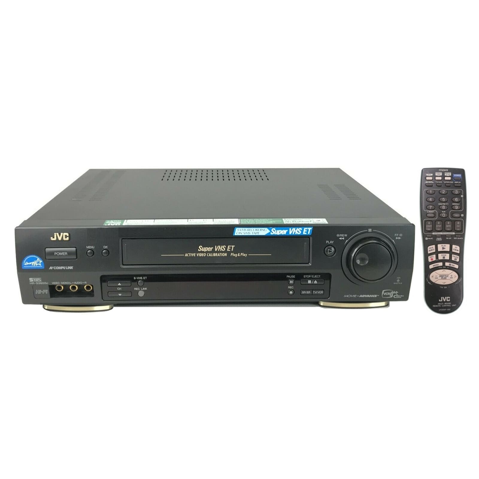 JVC HR-S3500U VCR Super VHS ET Player - VHS and S-VHS Best Quality