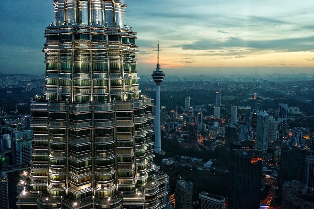 Paint By Numbers | Kuala Lumpur - Brown High Rise Buildings Under Blue Sky At Daytime