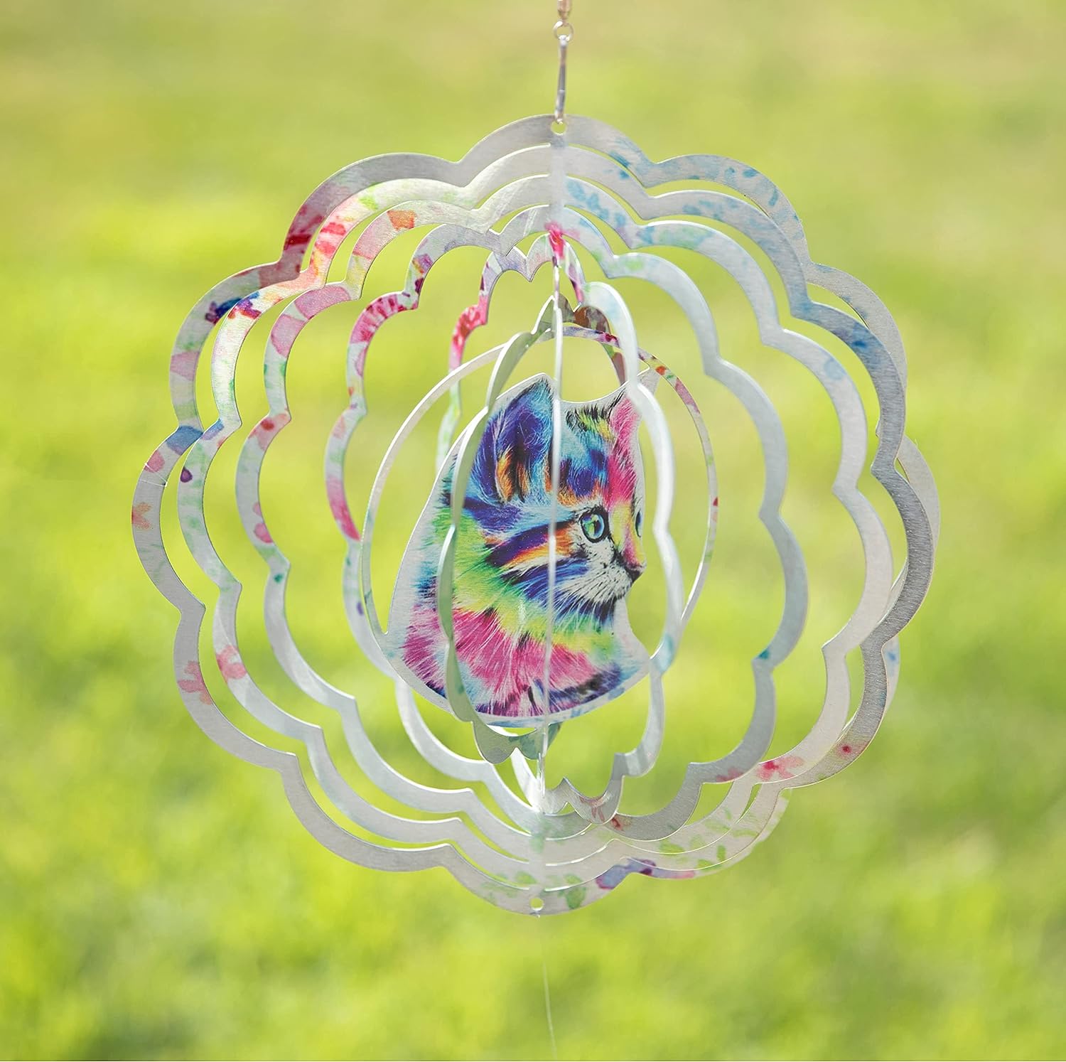 3D Wind Spinners Metal Patio Decor