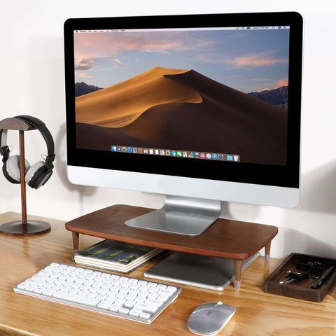 Walnut-Elevated-Monitor-Riser-Stand