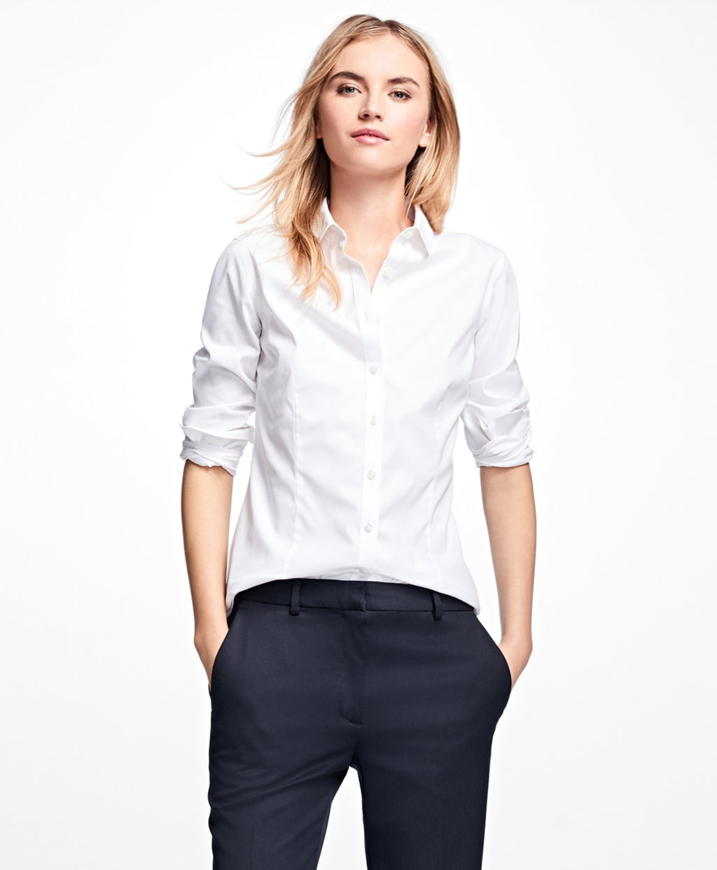 Brooks Brothers Canada: Petite Non-Iron Tailored-Fit Dress Shirt