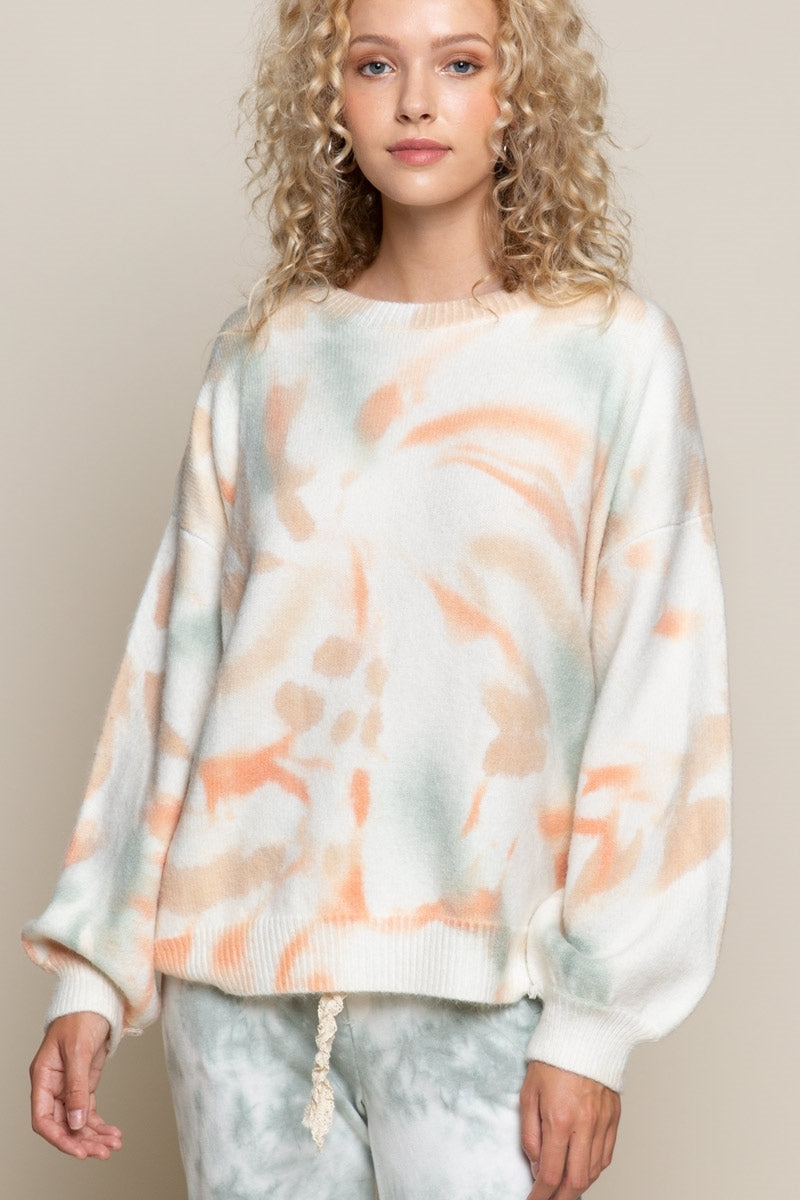 POL Autumn Dreams Tie Dye Sweater