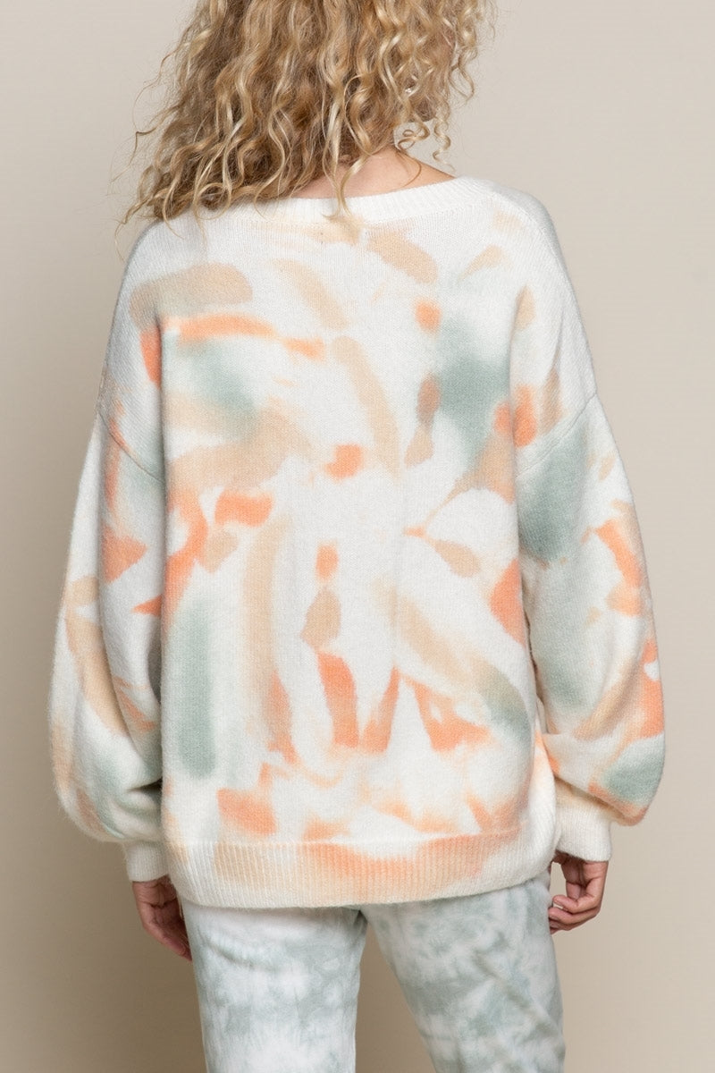 POL Autumn Dreams Tie Dye Sweater