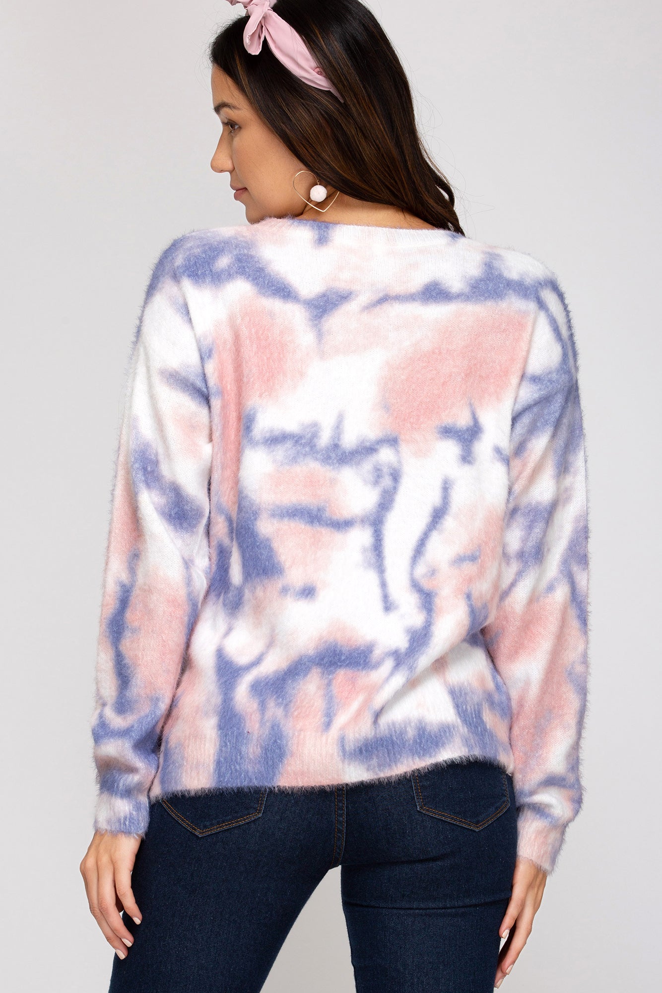 She And Sky Tie Dye Sweater