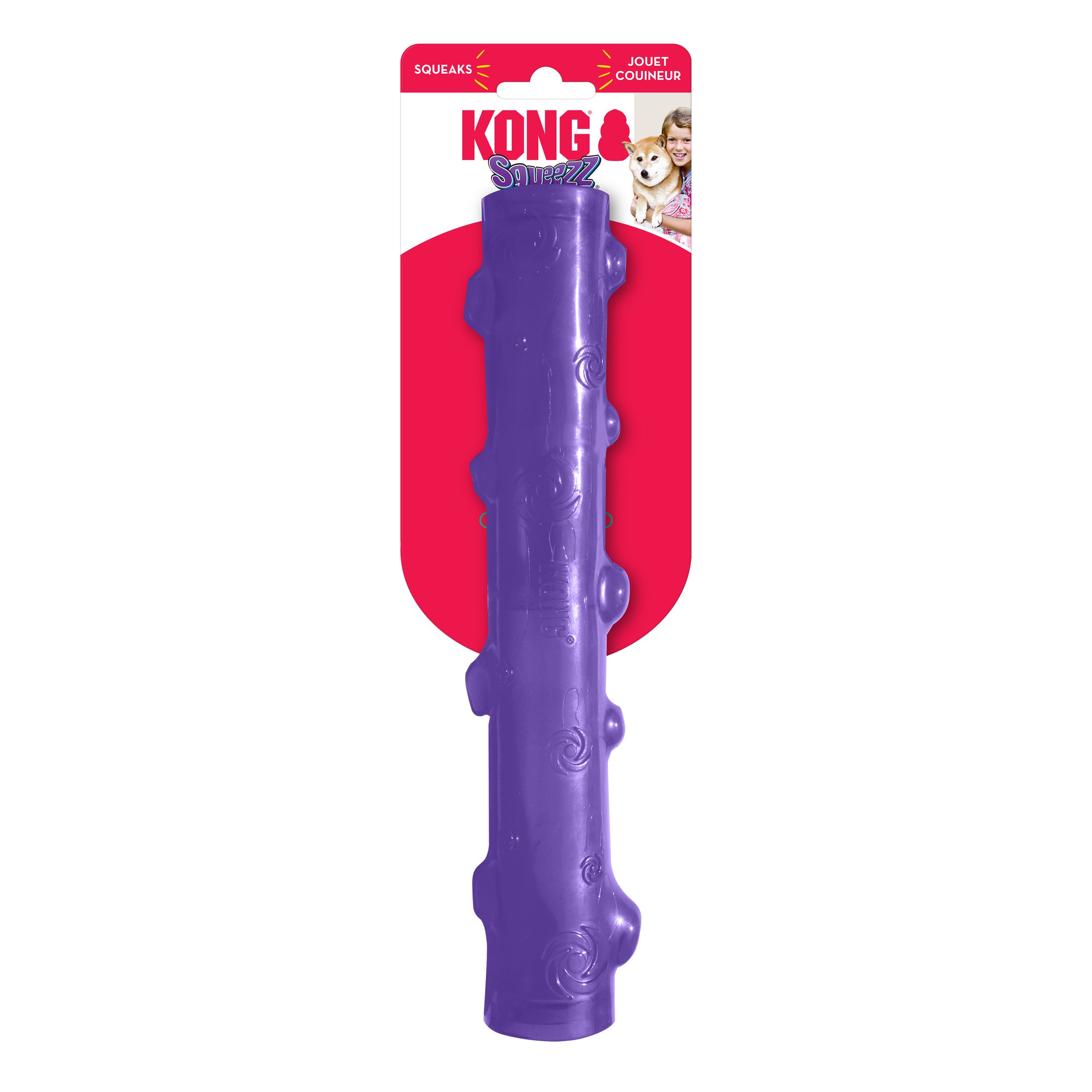 Kong Squeezz Stick, Assorted Colors, Dog Toy