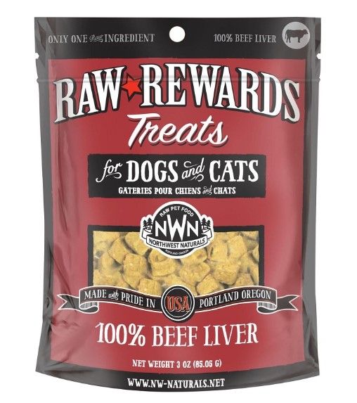 Northwest Naturals Raw Rewards Freeze-Dried Beef Liver Treat