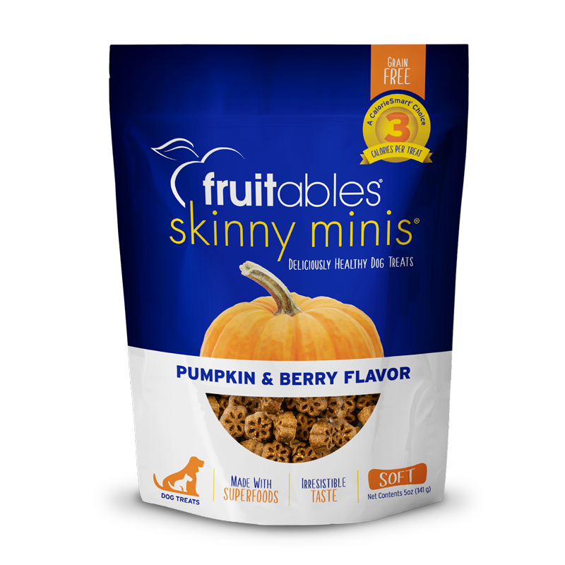 Fruitables Skinny Minis Pumpkin & Berry 5-oz, Dog Treat