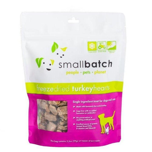 Smallbatch Freeze-Dried Turkey Hearts, 3.5-oz Bag