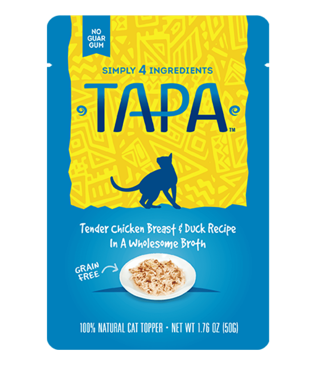 TAPA by RAWZ? Chicken Breast and Duck Recipe in Wholesome Broth 1.76-oz, Wet Cat Food Topper