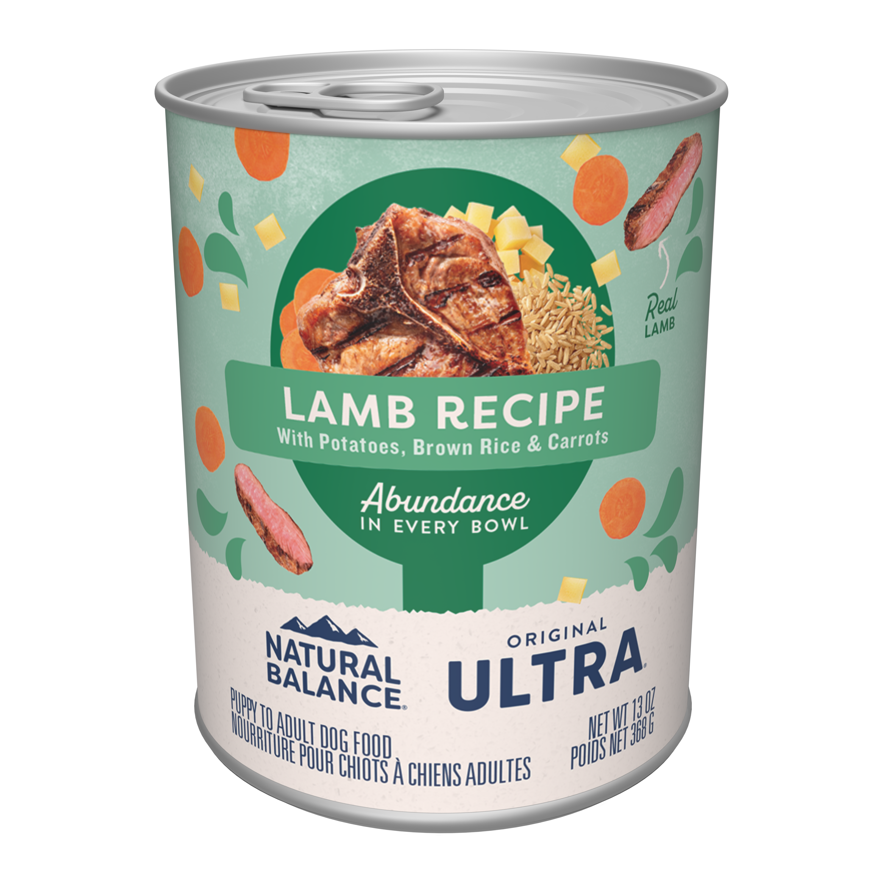 Natural Balance Original Ultra Premium Lamb, Wet Dog Food, 13-oz Case of 12