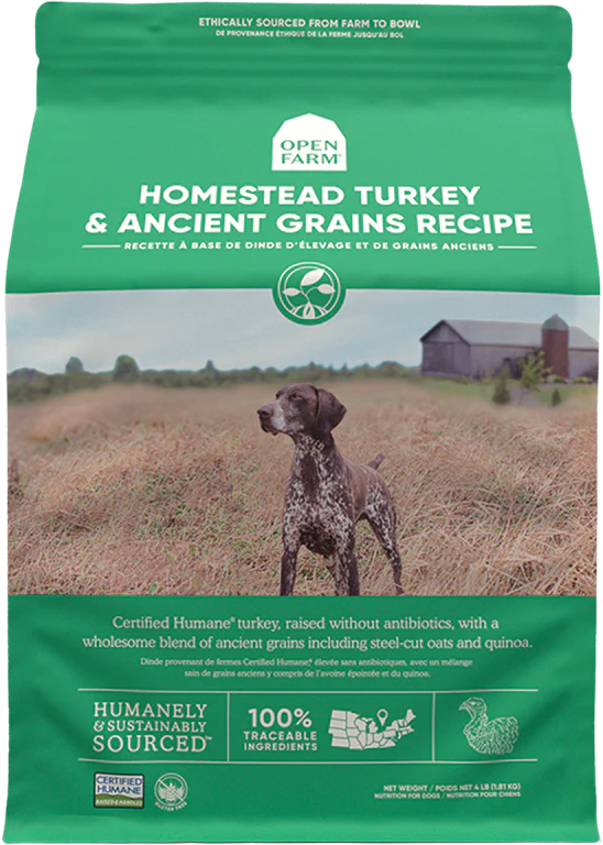 Open Farm Homestead Turkey & Ancient Grains, Dry Dog Food