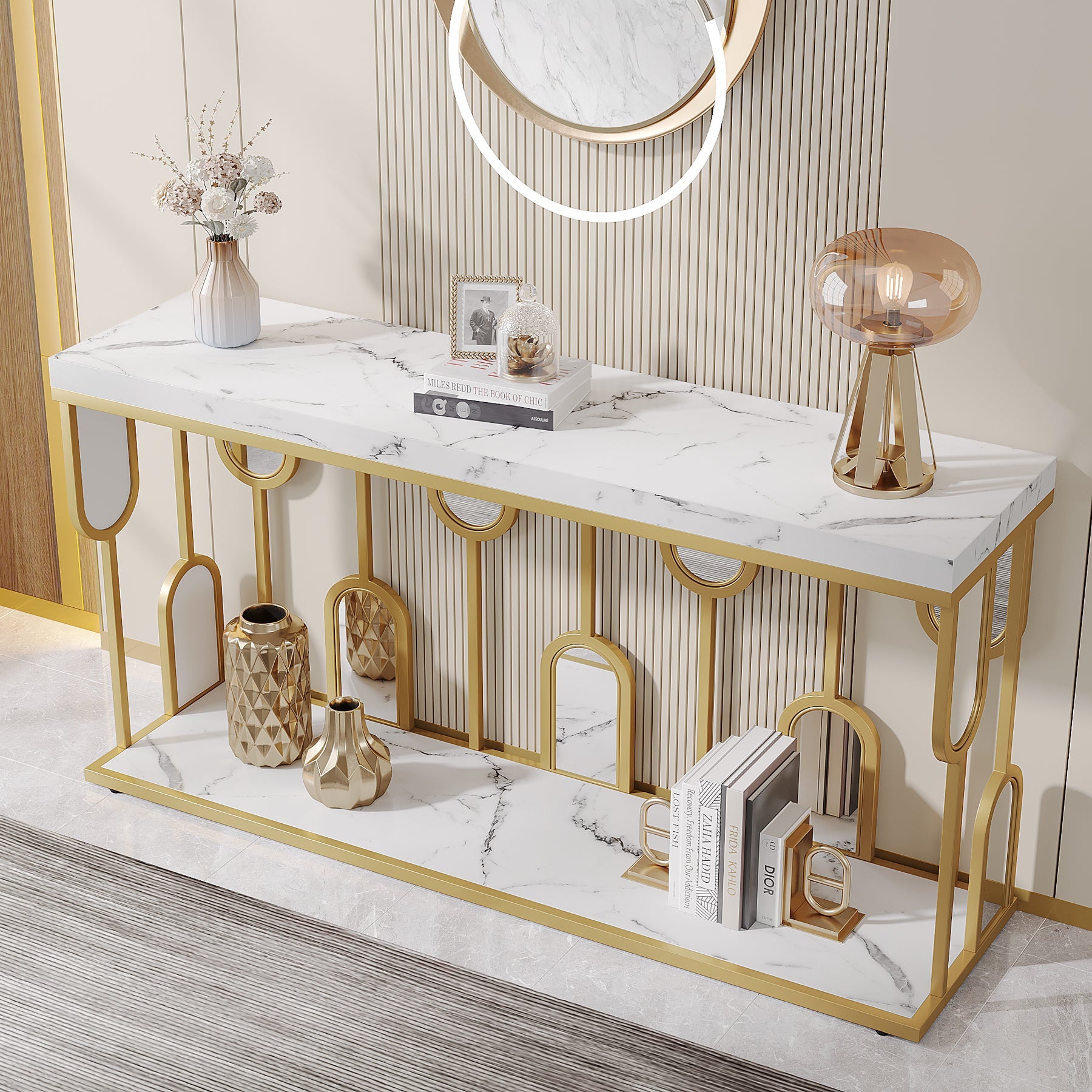 2-Tier Console Table, 59