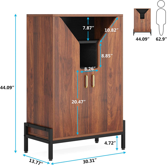 Tribesigns Shoe Cabinet, 7-Tier Large Shoe Storage Cabinets for Entryway