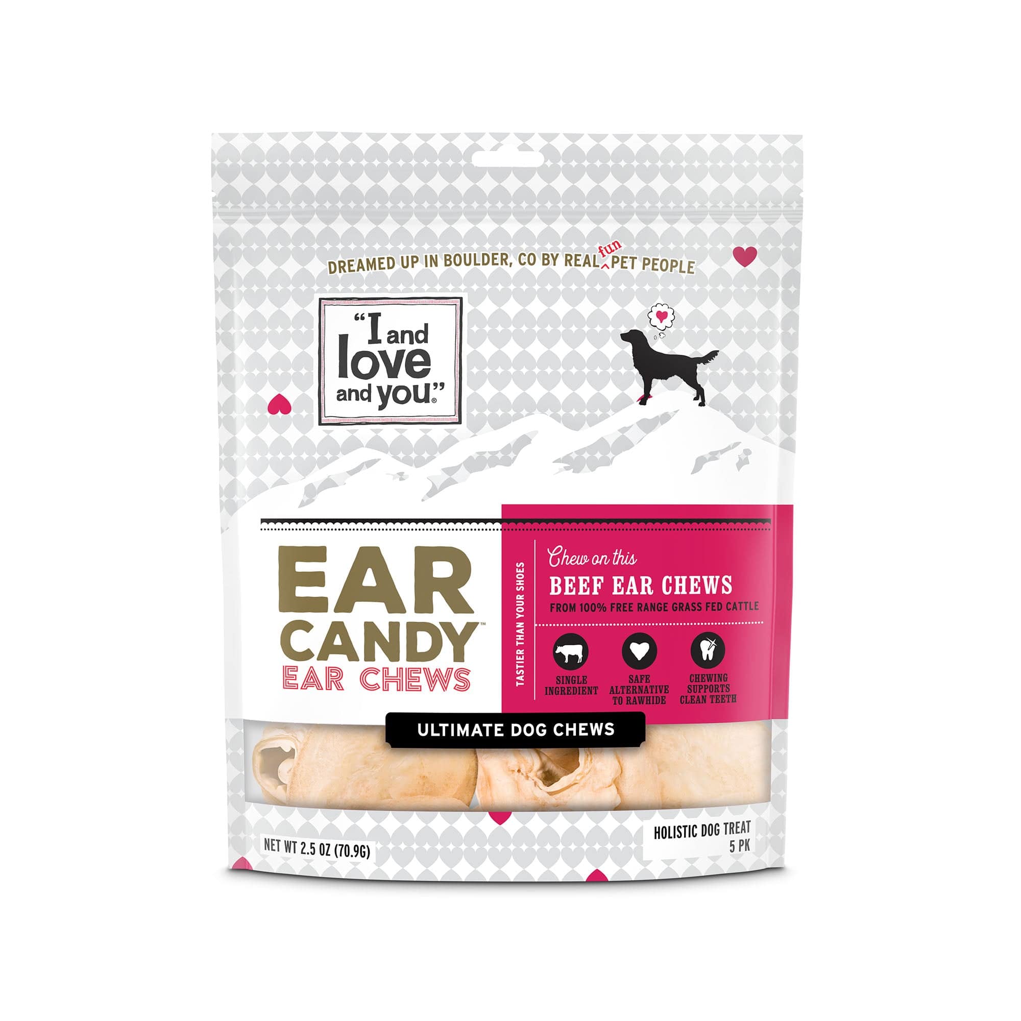  Ear Candy Beef Ear Chews 