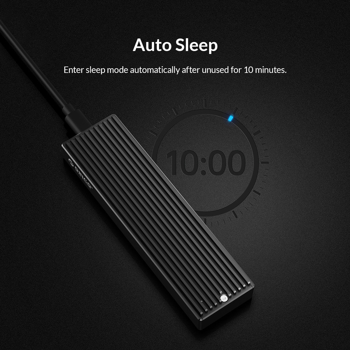 LSDT M.2 NVME Enclosure USB C Gen2 10Gbps PCIe SSD Case M2 SATA NGFF 5Gbps SSD Case Tool Free For 2230/2242/2260/2280 SSD