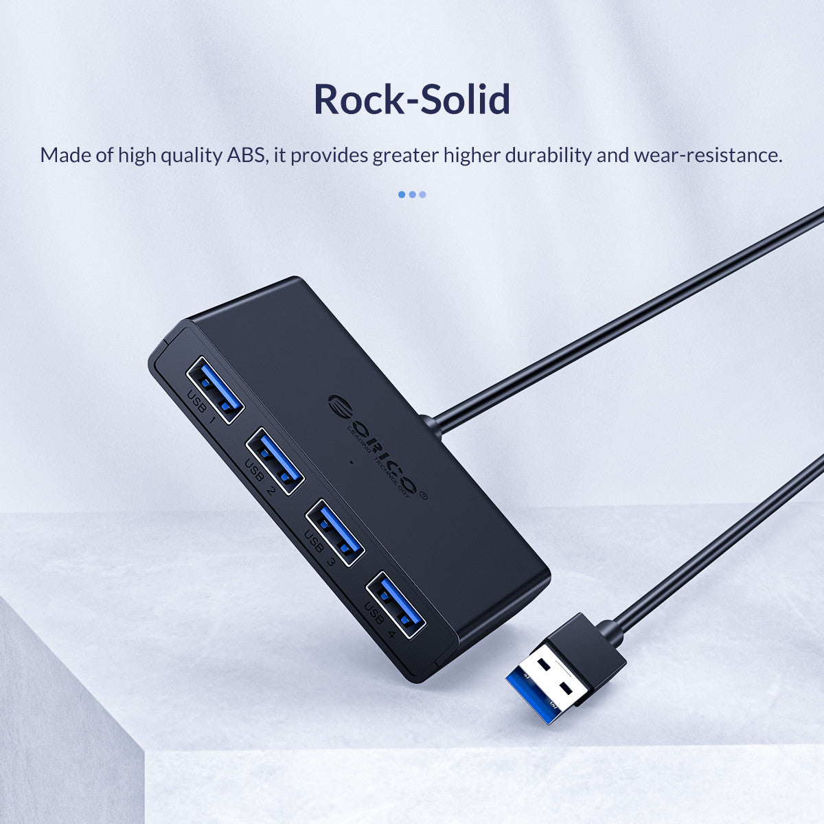 USB HUB 4 Port USB 3.0 Splitter With Micro USB Power Port Multiple High Speed OTG Adapter for Computer Laptop Accessories
