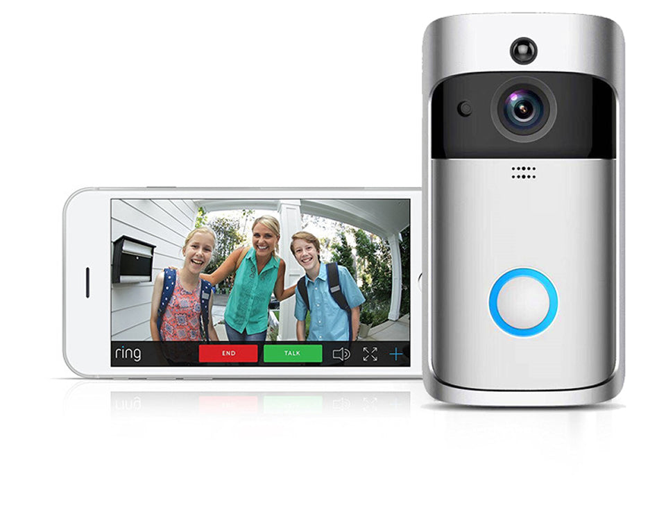 Smart Doorbell Camera Wifi Wireless Call Intercom Video-Eye for Apartments Door Bell Ring for Phone Home Security Cameras