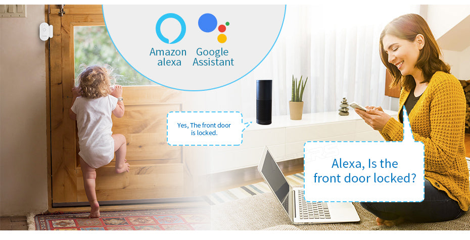 Tuya Smart WiFi Door Sensor Door Open