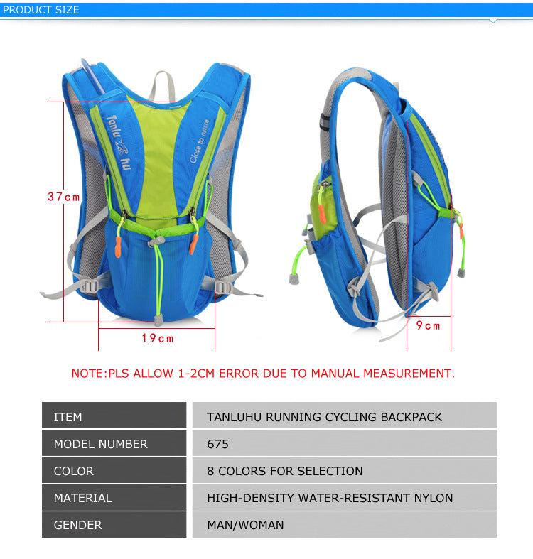 Ultralight Outdoor Marathon Running Cycling Hiking Hydration Backpack