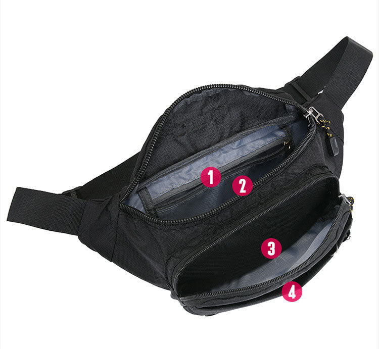 Fashion Man Waist Bag Fanny Pack Waterproof Chest Pack
