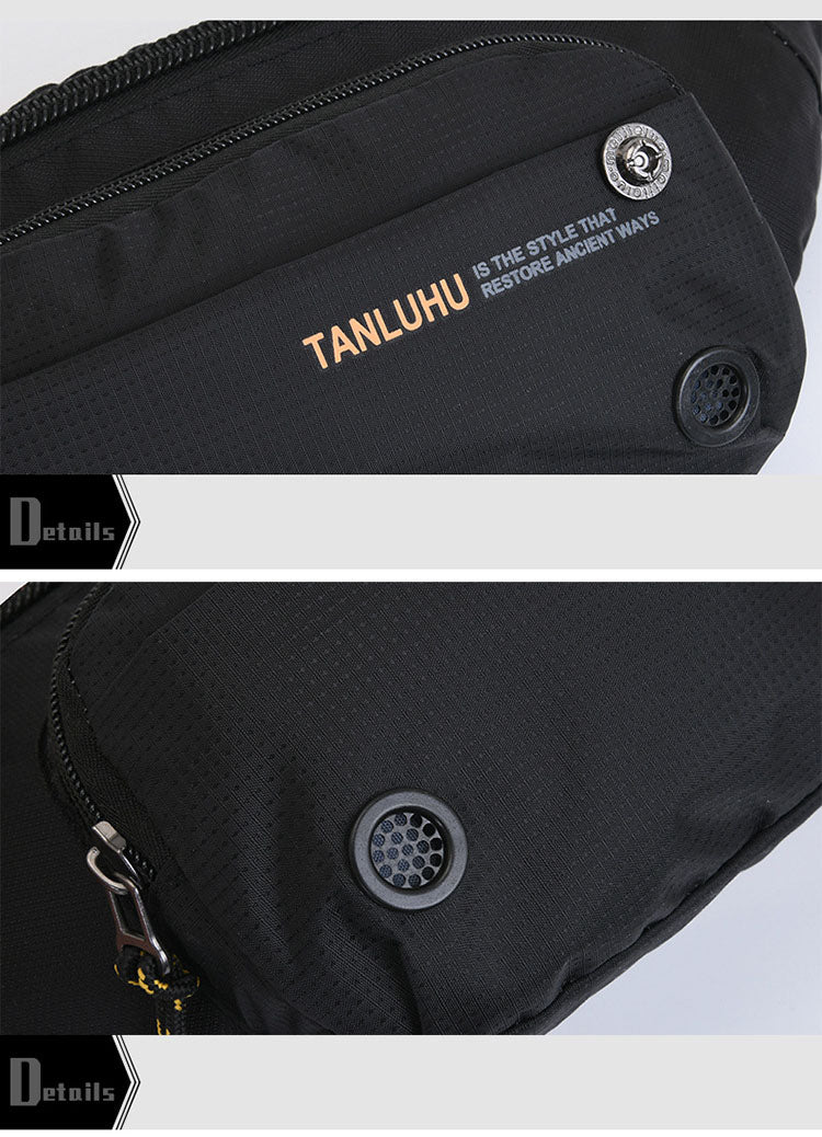 Fashion Man Waist Bag Fanny Pack Waterproof Chest Pack