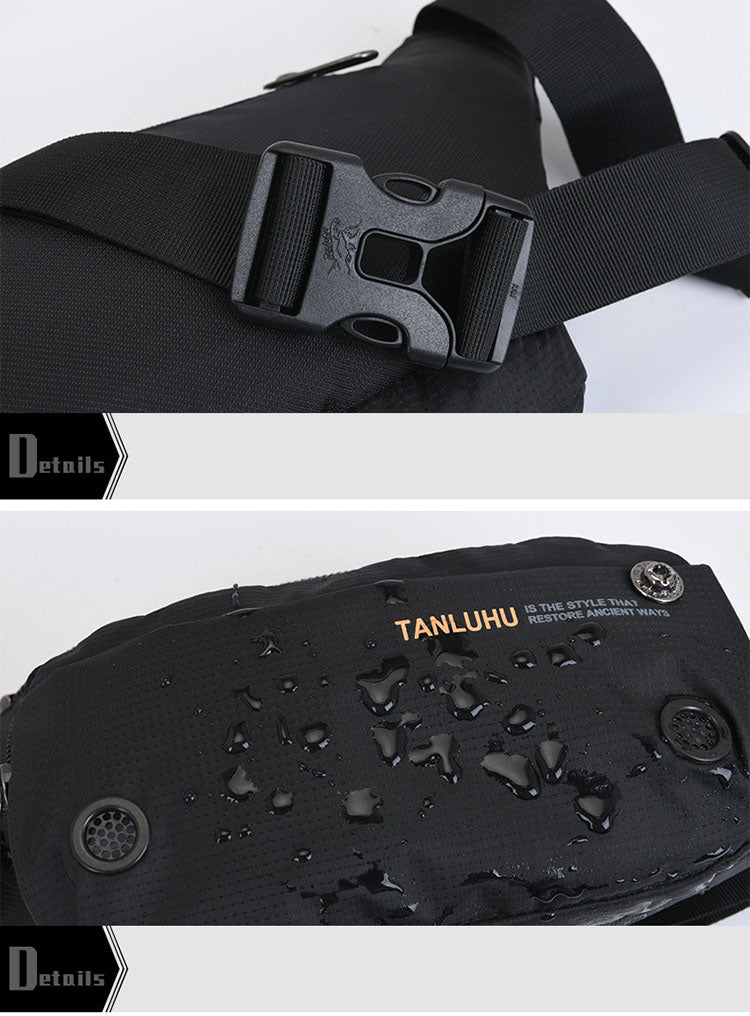 Fashion Man Waist Bag Fanny Pack Waterproof Chest Pack