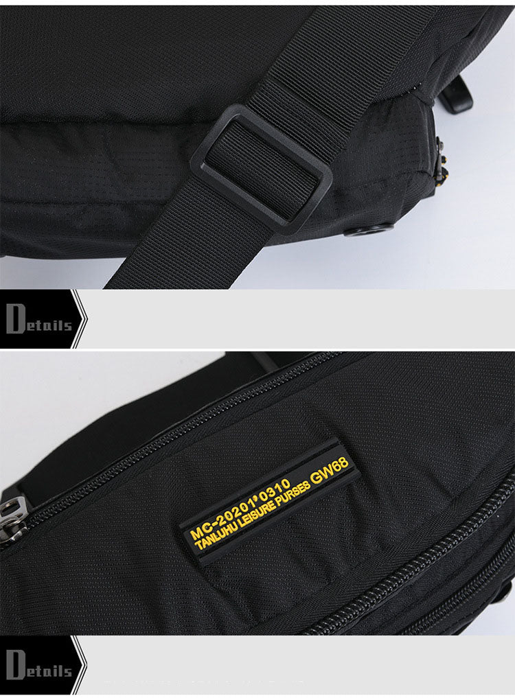 Fashion Man Waist Bag Fanny Pack Waterproof Chest Pack