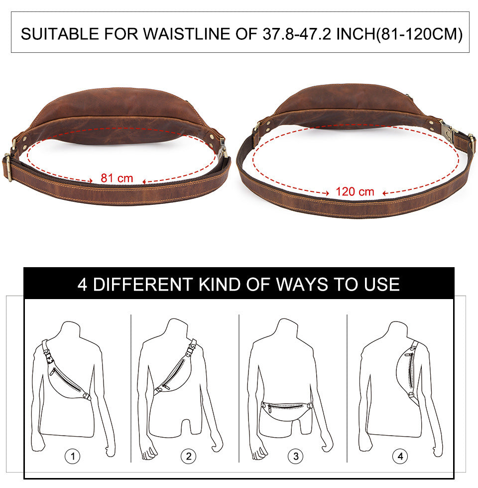 Fashionable Waist Bag for Men