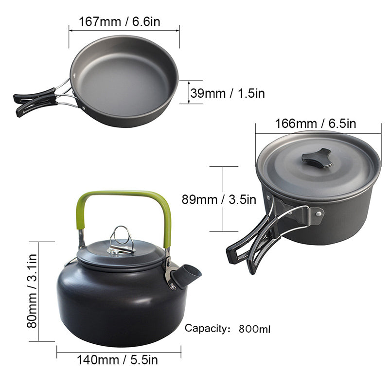 Camping Cookware Picnic Cooking