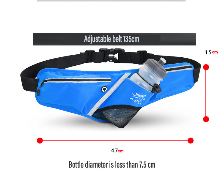 Running Waist Bag Lycra Sports Marathon Bag Outdoor Climbing Hiking Kettle Bag
