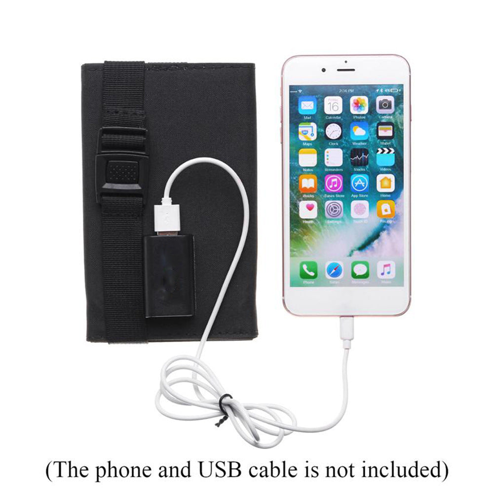 20W USB Foldable Solar Panel Flexible Small Waterproof 5V Folding Solar Panels Cells For Smartphone Battery Charger
