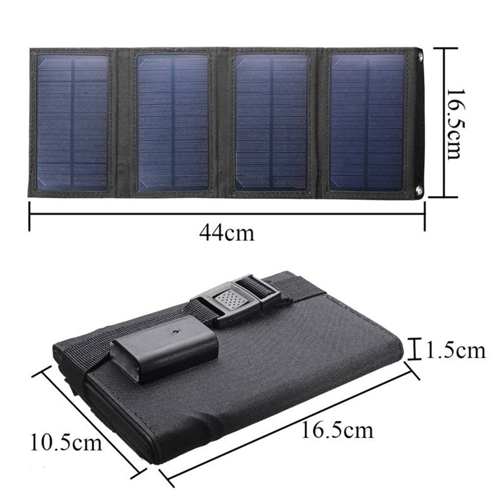 20W USB Foldable Solar Panel Flexible Small Waterproof 5V Folding Solar Panels Cells For Smartphone Battery Charger