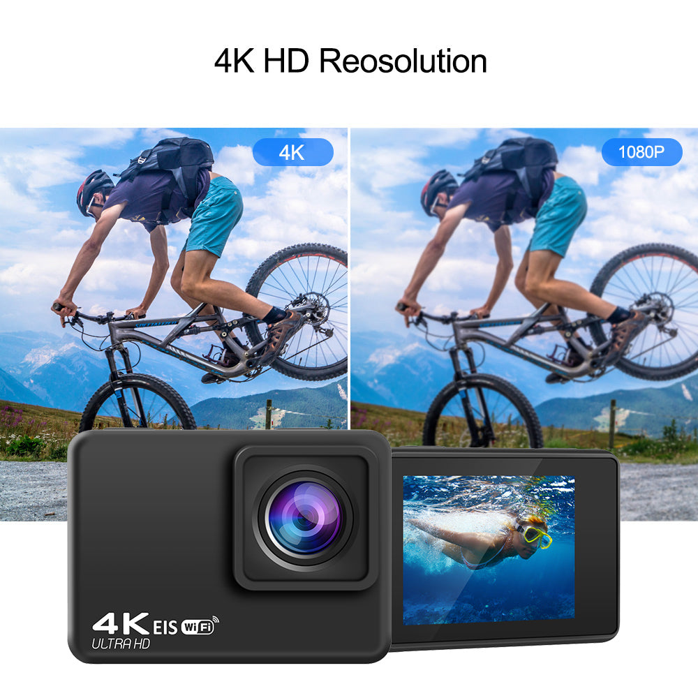 4K HD Sports Camera Waterproof upto 100m 4k/60fps Sports Camera