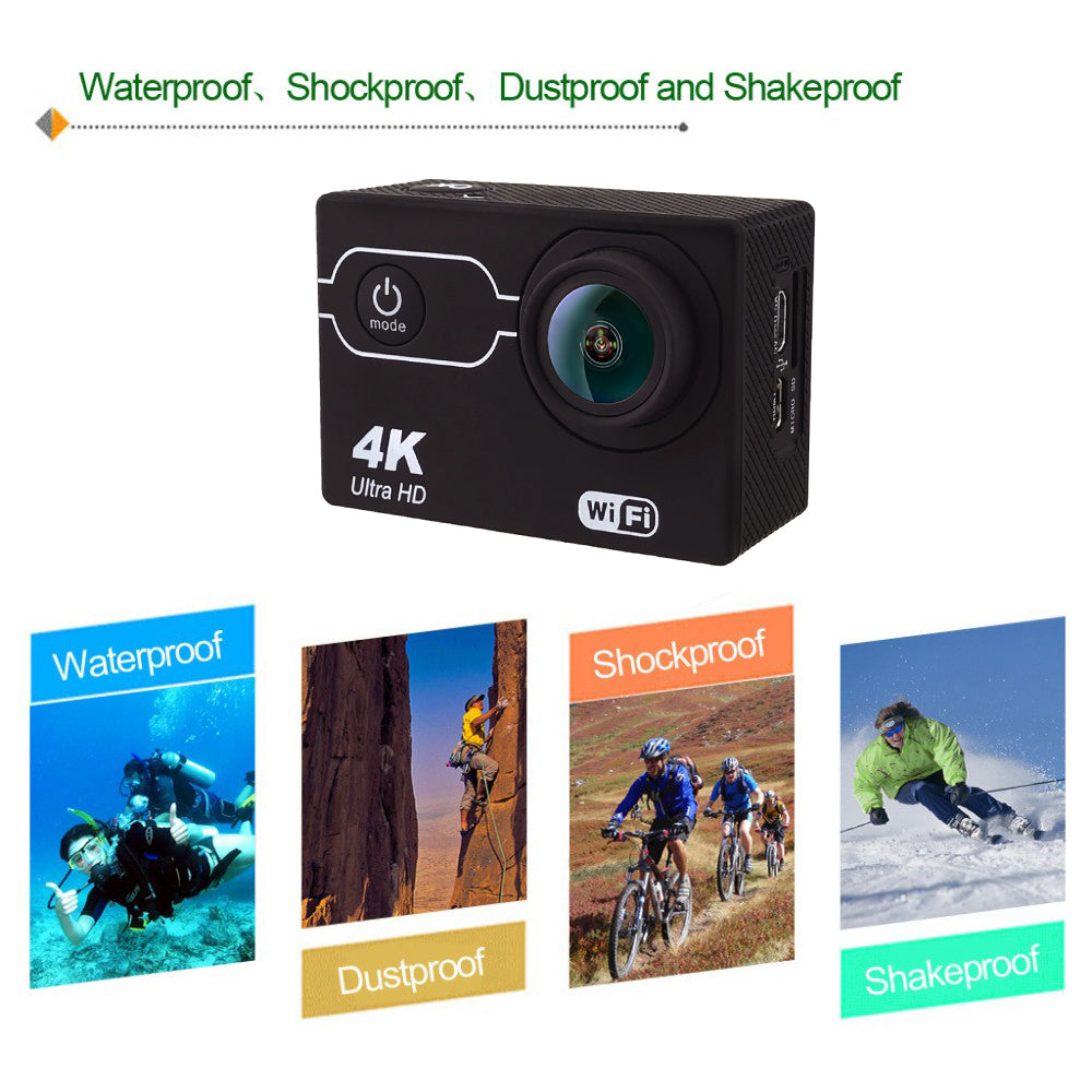 Wautton Action Camera 4K 1080P Waterproof WIFI Camera
