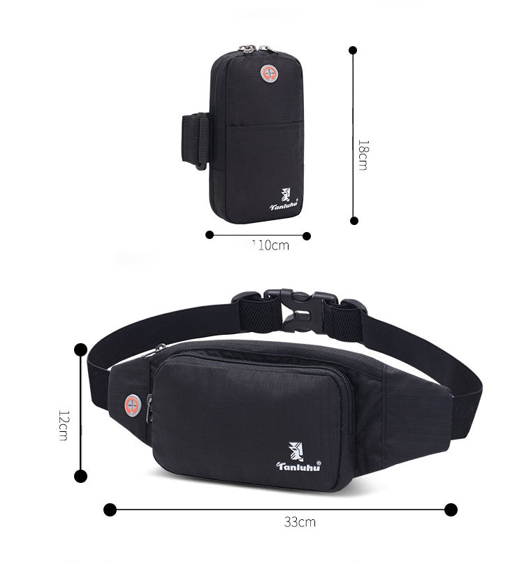 Waist running bag for middle aged men
