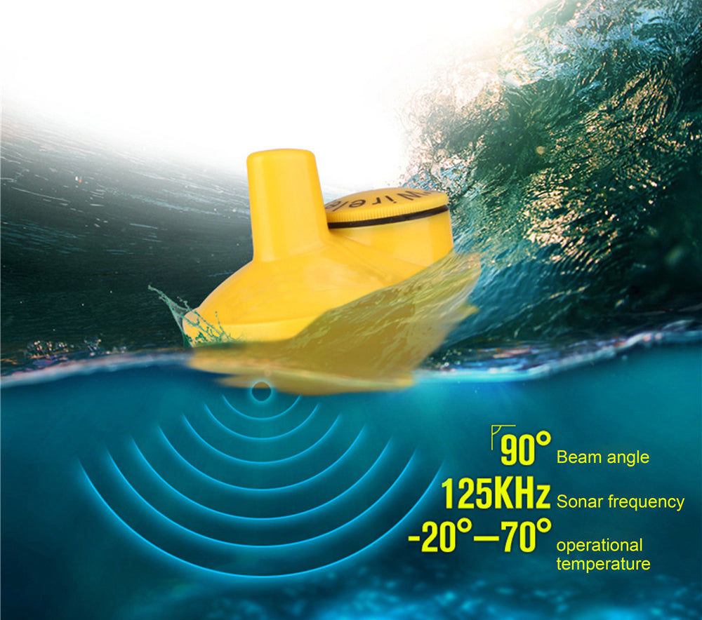 Fish Finder Portable Echo Sounder Sonar Depth Ocean River Wireless Fish Finder