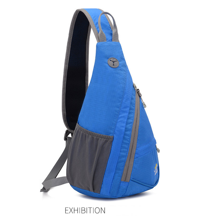 Nylon Sports Bag Men Women Chest Bag Outdoor Climbing Hiking Bag