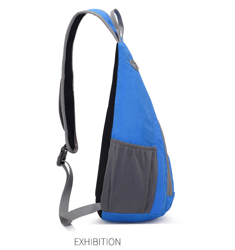 Nylon Sports Bag Men Women Chest Bag Outdoor Climbing Hiking Bag