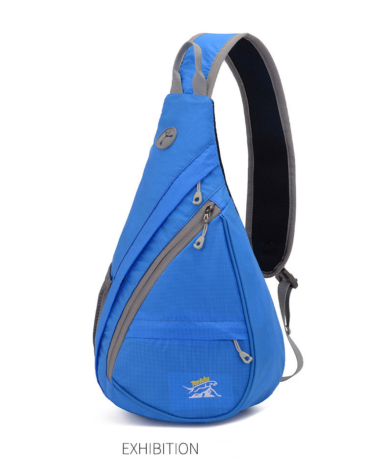 Nylon Sports Bag Men Women Chest Bag Outdoor Climbing Hiking Bag