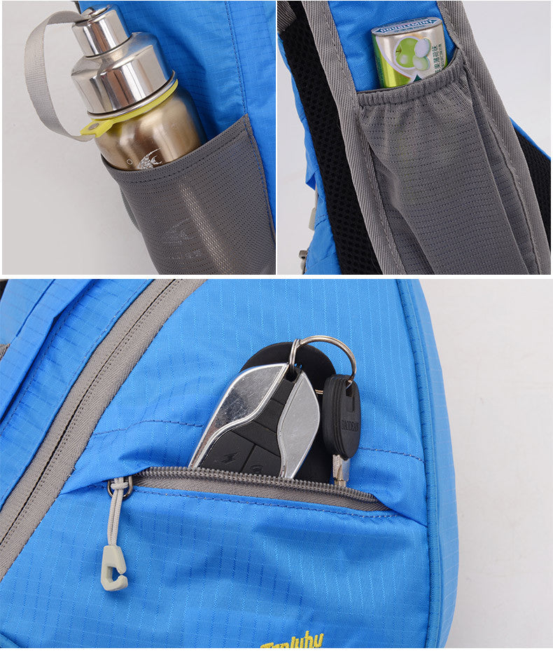 Nylon Sports Bag Men Women Chest Bag Outdoor Climbing Hiking Bag