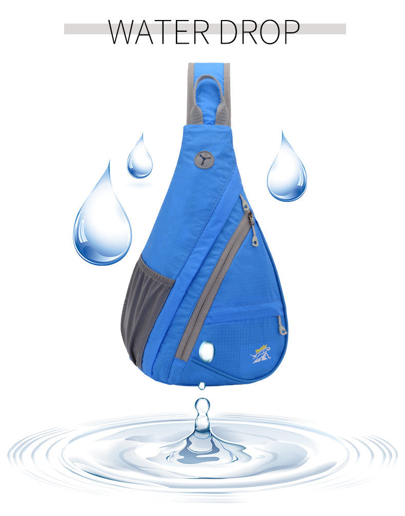 Nylon Sports Bag Men Women Chest Bag Outdoor Climbing Hiking Bag