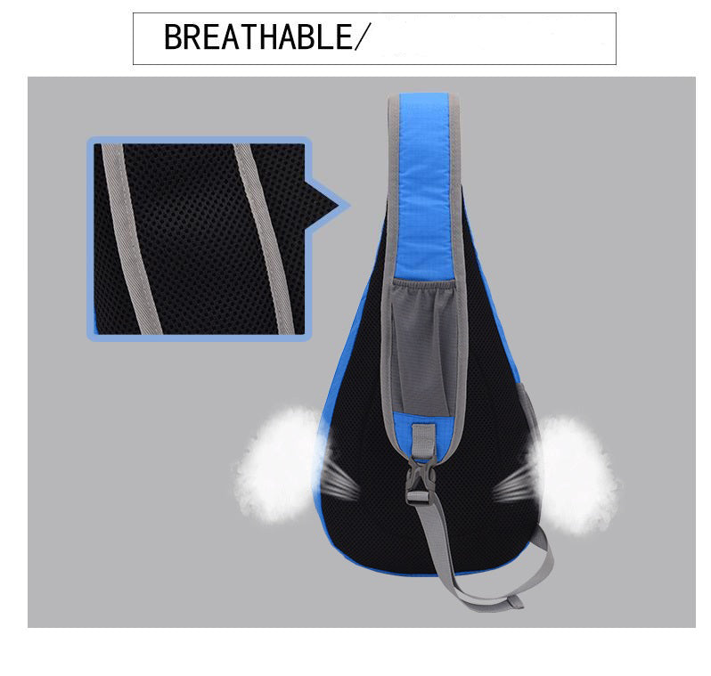 Nylon Sports Bag Men Women Chest Bag Outdoor Climbing Hiking Bag