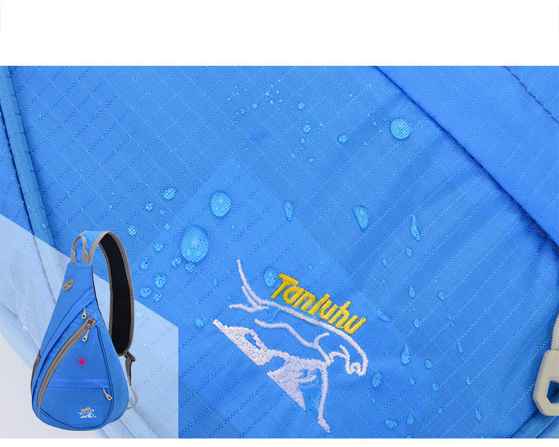 Nylon Sports Bag Men Women Chest Bag Outdoor Climbing Hiking Bag