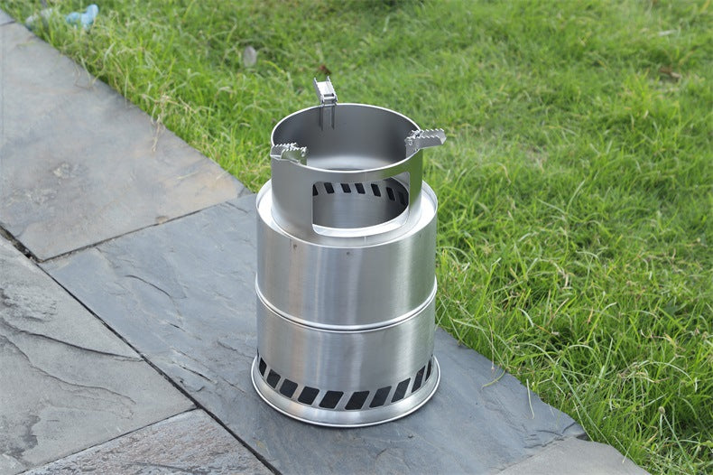 Outdoor Camping Furnace Portable Camping Stove for Barbecue